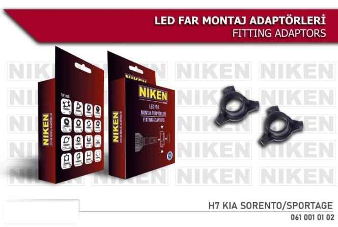 Kia Sorento Led Xenon Montaj aparatı H7 uyumlu Niken