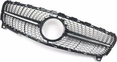 Mercedes w176 diamond ön panjur ızgara seti krom-siyah 2013-2018 arası