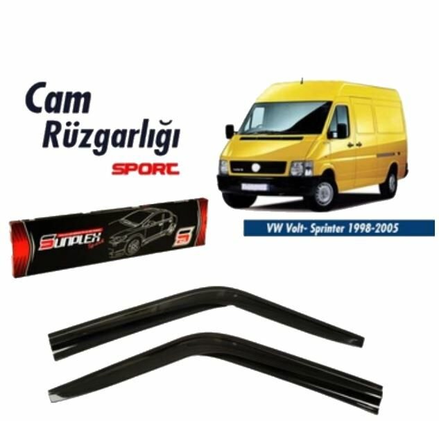 Vw Volt Mugen Cam Rüzgarlığı 1998-2007 arası 2'li Sunplex