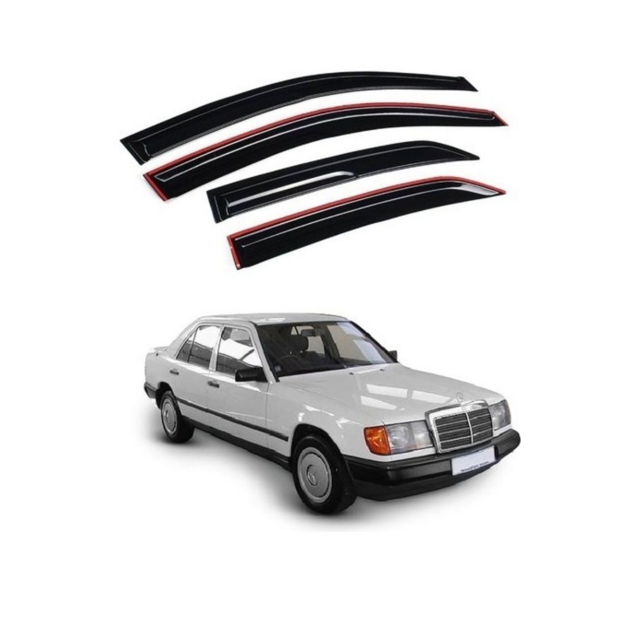 Mercedes E 200 Uyumlu Cam Rüzgarlığı 1990+ Sonrası uyumlu Mugen