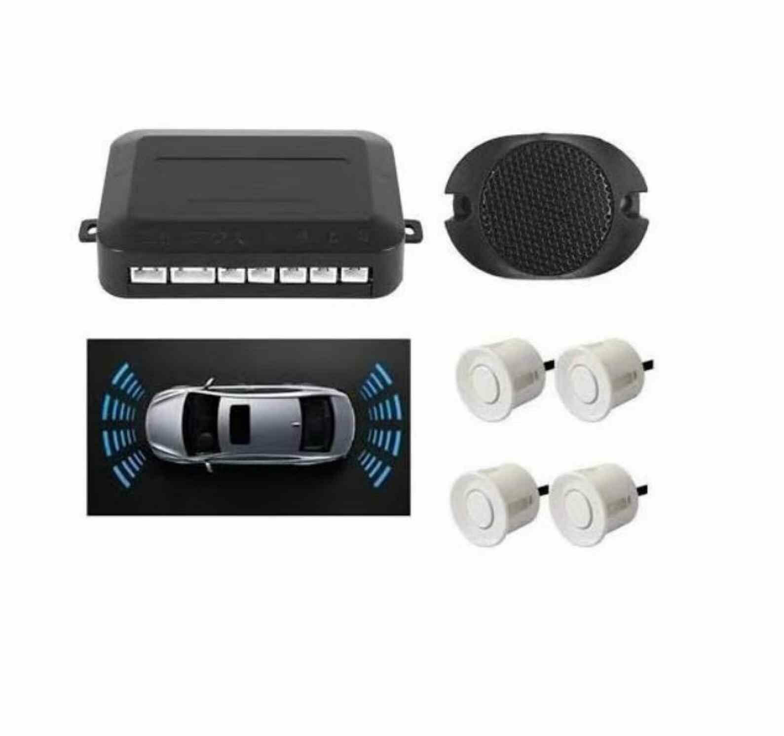 Araç Park Sensörü 18mm bip-bip sesli Beyaz AEM