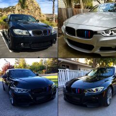 Bmw 3 serisi f30 sports (8 tırnak) M Panjur Böbrek Şeridi 2013-2017 arası