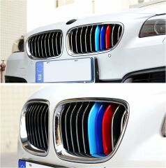 Bmw 5 serisi f10 (12 şeritli panjur) M Panjur Böbrek Şeridi
