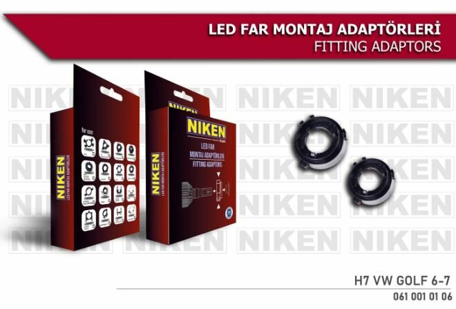 Vw golf 7 Led Xenon Montaj aparatı H7 uyumlu Niken