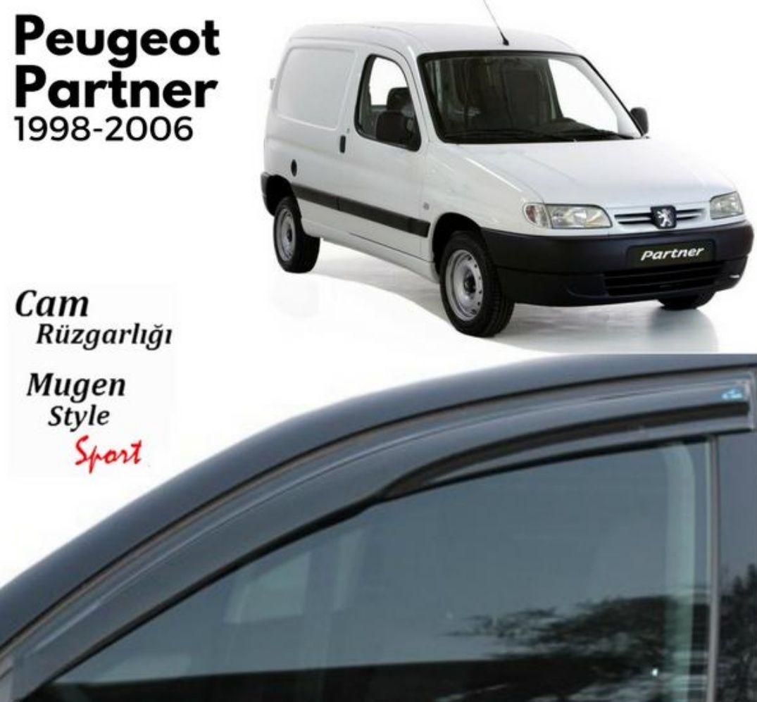 Peugeot Partner Uyumlu Cam Rüzgarlığı 1998-2006 Arası uyumlu Mugen