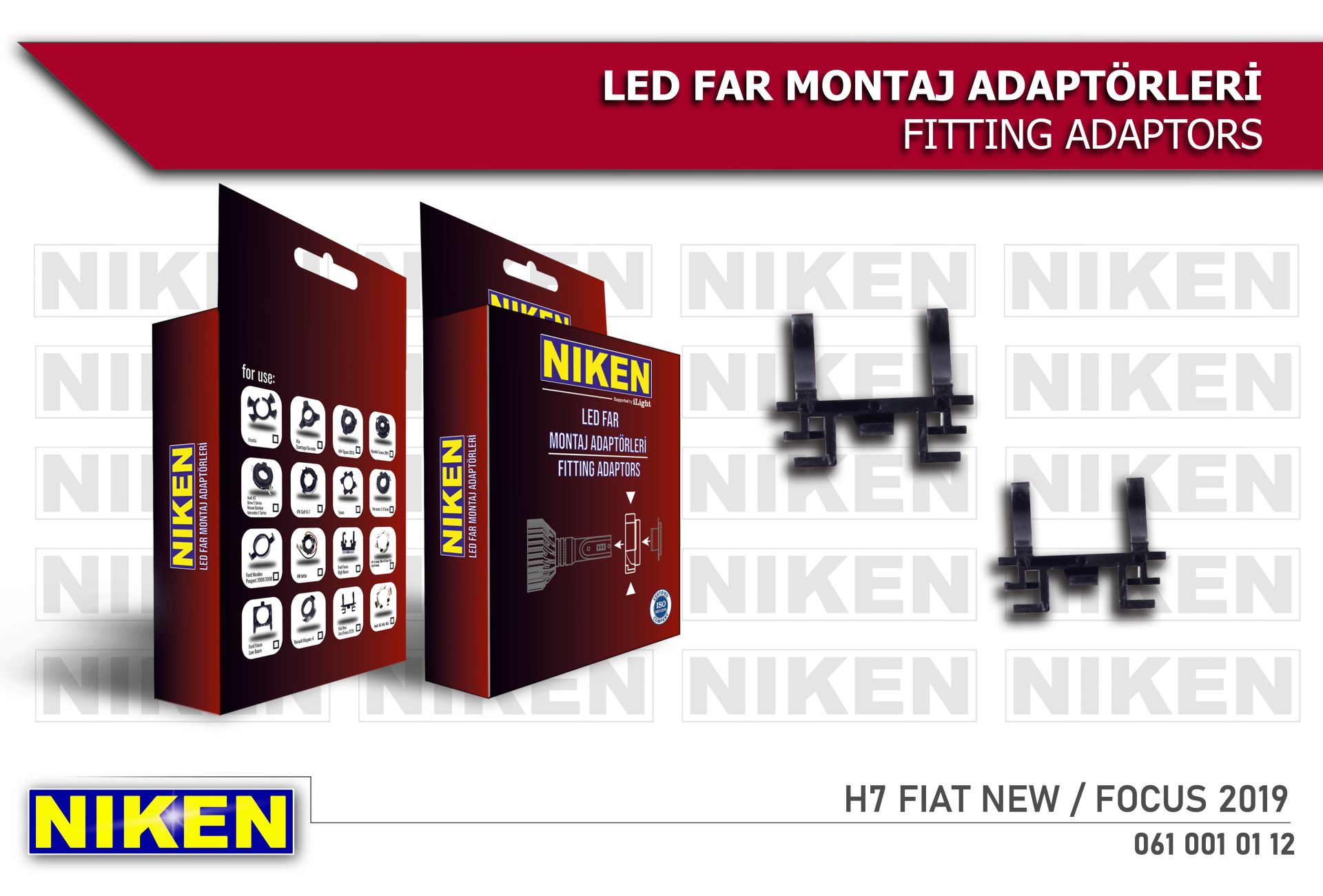 Fiat New Xenon Montaj aparatı H7 uyumlu Niken
