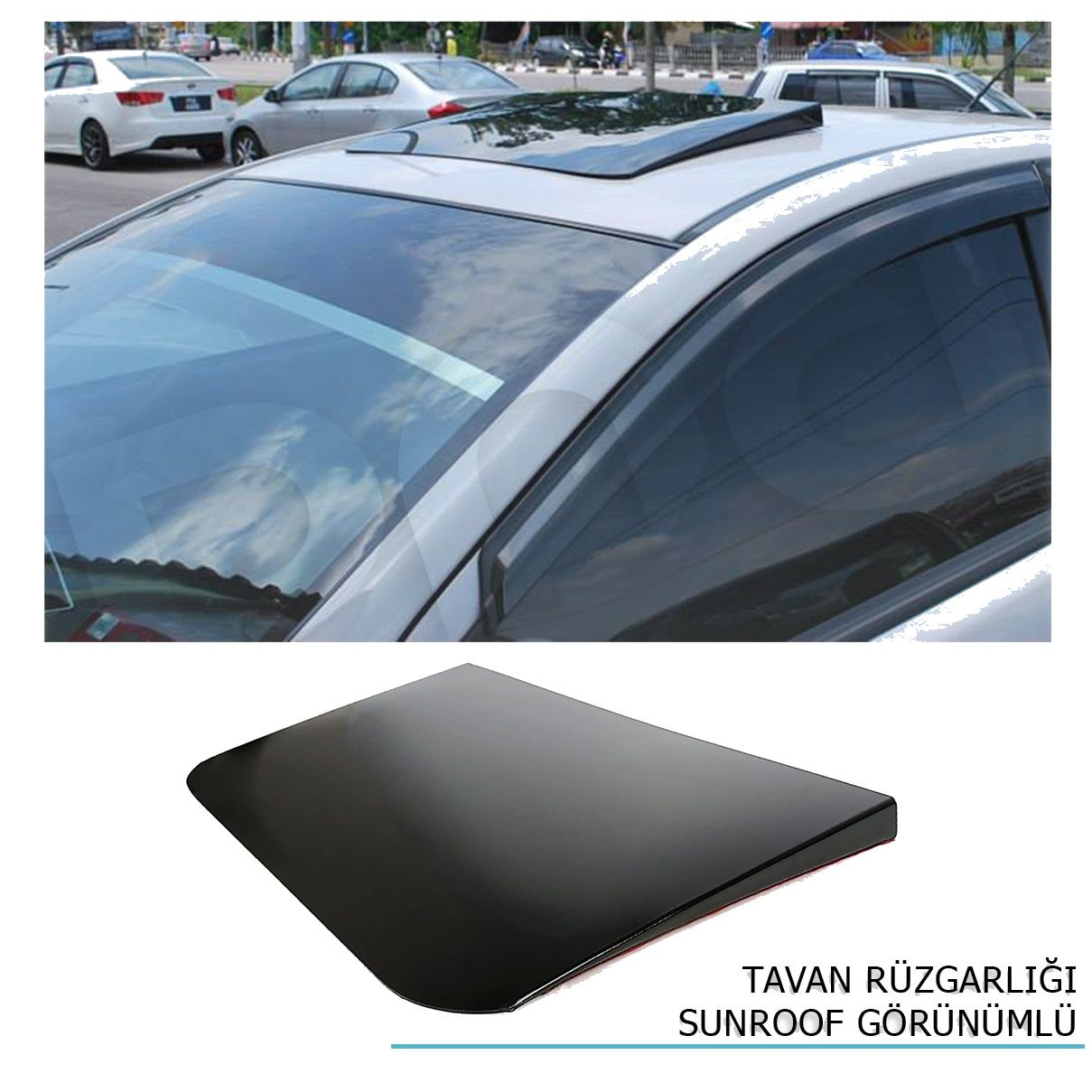 Tavan Rüzgarlığı Sunroof Görünümlü Tüm Modellere Uyumlu