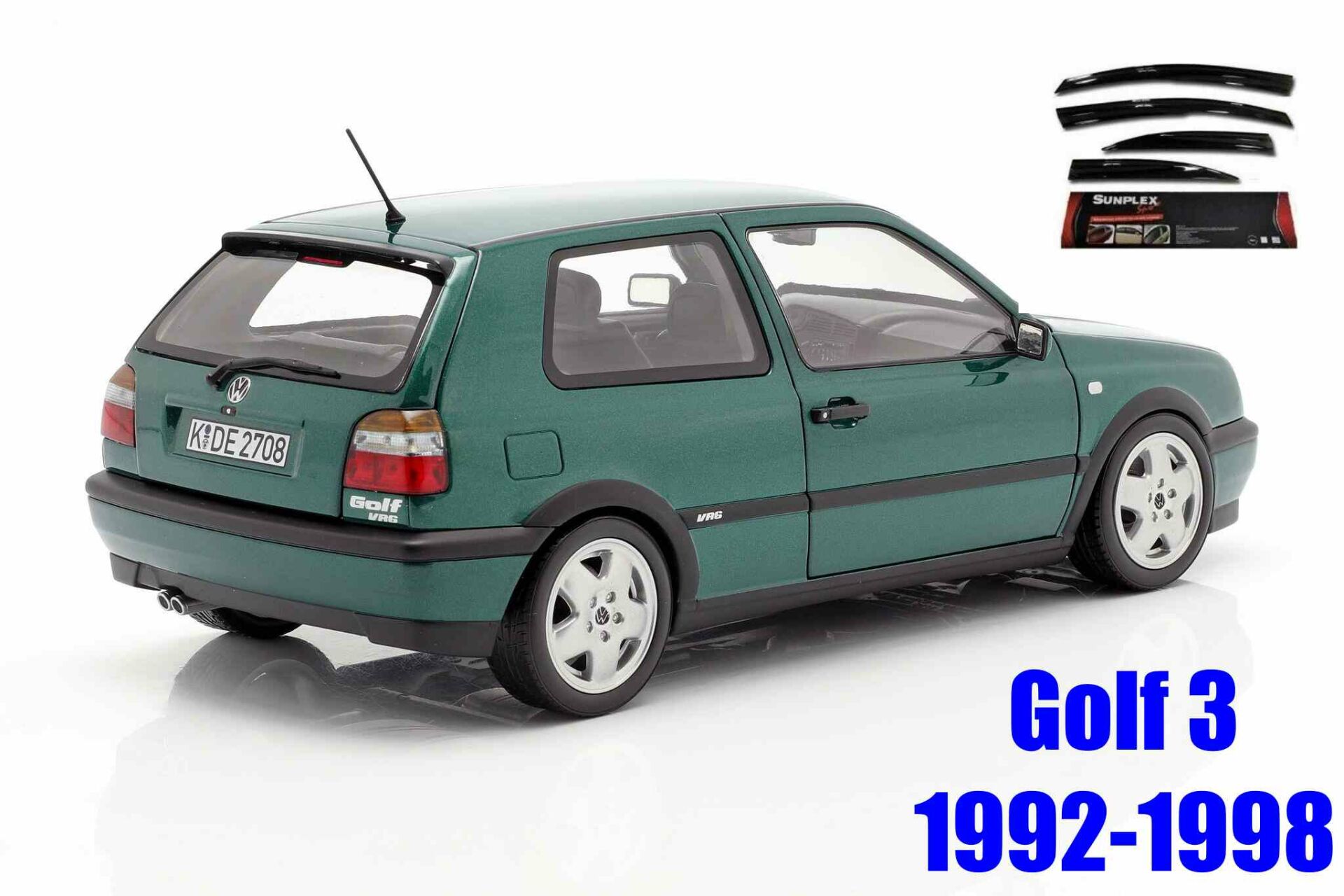 Vw Golf 3 Mugen Cam Rüzgarlığı 1992-1998 arası 4'lü Sunplex