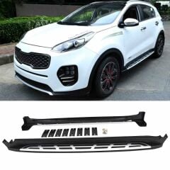 Kia sportage yan basamak koruma kareli desenli 2016-2022 arası modellere uyumlu