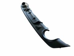 Renault Megane 4 çift eksoz görünümlü difüzör siyah 2012-2017 arası modeller
