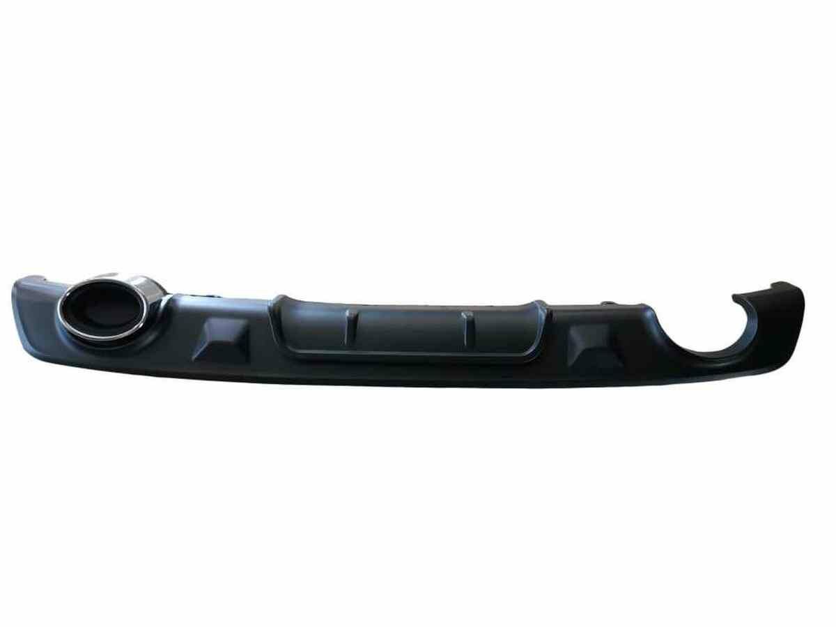 Renault Megane 4 çift eksoz görünümlü difüzör siyah 2012-2017 arası modeller