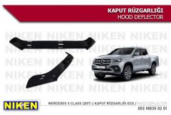 Mercedes X Kaput Rüzgarlığı Koruyucu 2016 sonrası