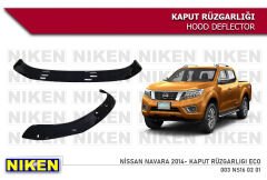 Nissan Navara Kaput Rüzgarlığı Koruyucu 2014 sonrası