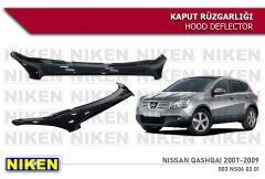 Nissan Qashqai Kaput Rüzgarlığı Koruyucu 2007-2010 arası