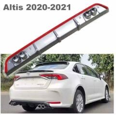 Toyota Corolla Altis 2 çıkış görünümlü difüzör 2019-2020 modeller