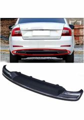 Skoda Octavia amg çift çıkış görünümlü difüzör 2013-2019 arası modeller