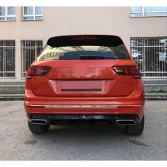 Vw Tiguan 5N çift çıkış görünümlü difüzör 2016-2021 arası modeller