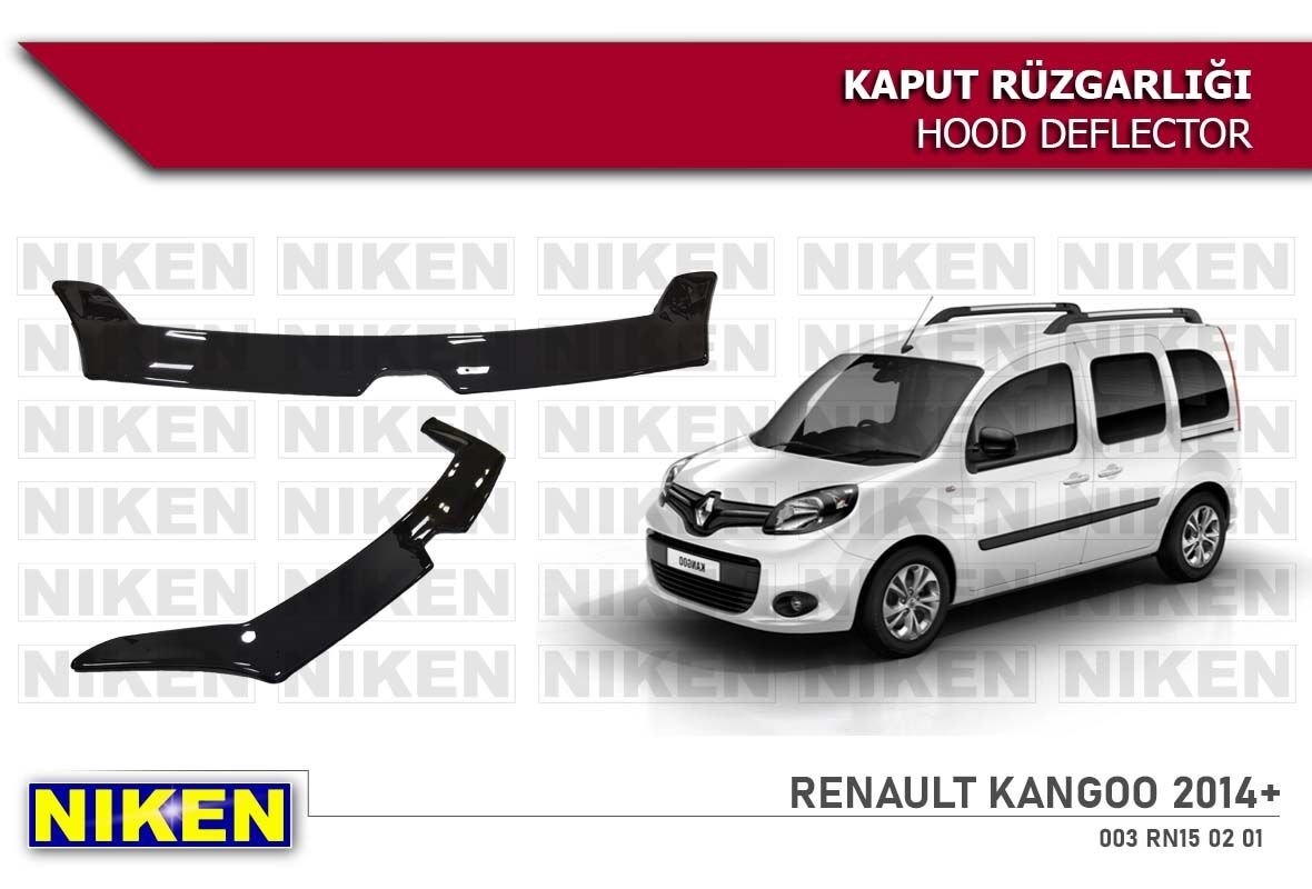 Renault Kango Kaput Rüzgarlığı Koruyucu 2015 sonrası