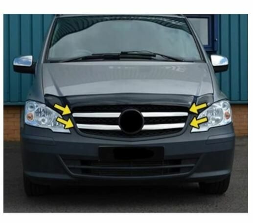 Mercedes benz vito panjur kromu 2010-2015 Arası Niken