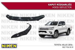 Toyota Hilux Kaput Rüzgarlığı Koruyucu 2016 sonrası