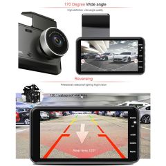4 inç DVR ayarlanabilir kameralı ve geri görüş kamerası