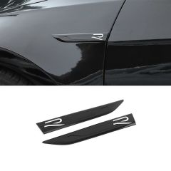 Vw Golf 8 çamurluk arması 2'li Siyah-Nikelaj