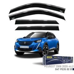 Peugeot 2008 Kromlu Cam Rüzgarlığı Niken 2020+