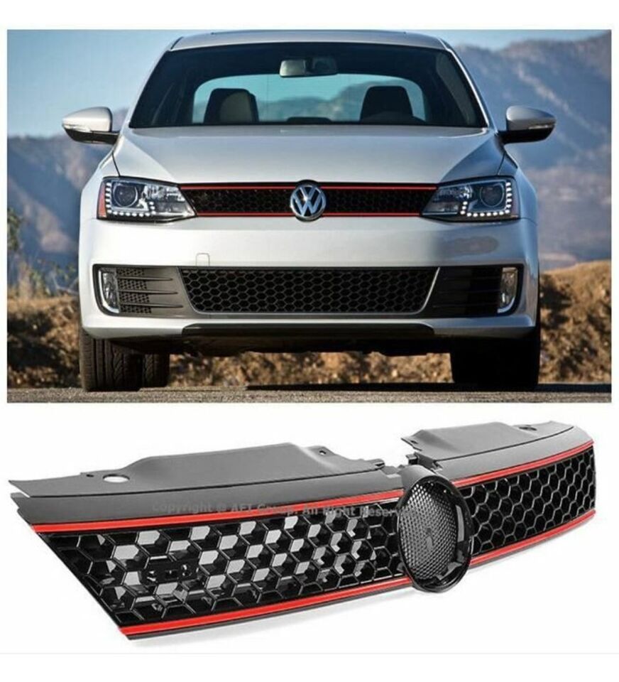 Volkswagen Jetta gli ön panjur ızgara kırmızı şeritli 2011-2015 arası