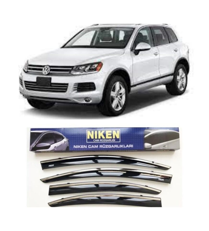 Volkswagen Touareg Kromlu Cam Rüzgarlığı Niken 2010+ sonrası