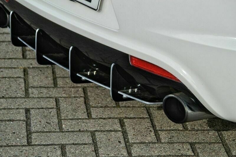Vw Scirocco R Arka Tampon Difüzör Eki Plastik İthal 2009+ Sonrası Uyumlu