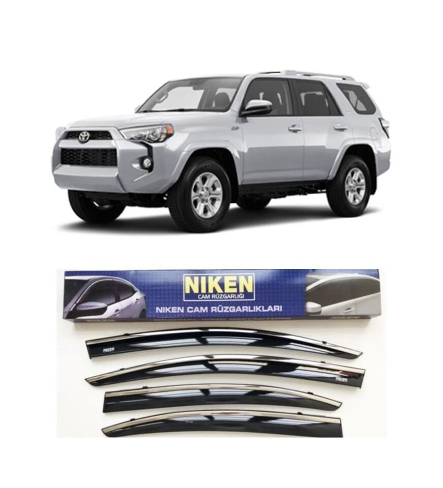 Toyota 4Runner Kromlu Cam Rüzgarlığı Niken 2014+ sonrası modeller