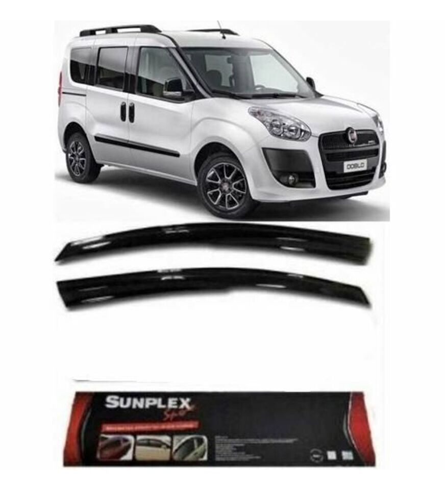 Fiat Doblo 2 ve 3 kasa uyumlu Mugen Cam Rüzgarlığı 2010 sonrası 2'li Sunplex