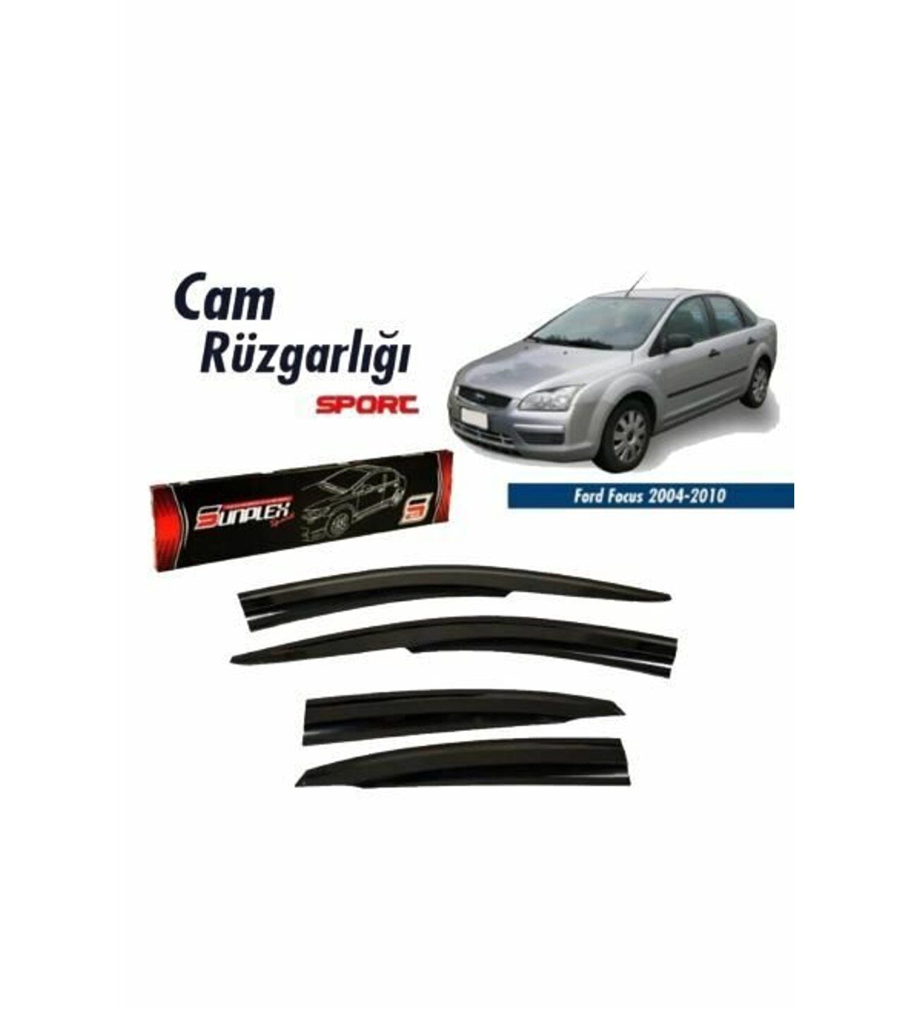 Ford Focus 2 Mugen Cam Rüzgarlığı 2005-2010 arası Sunplex