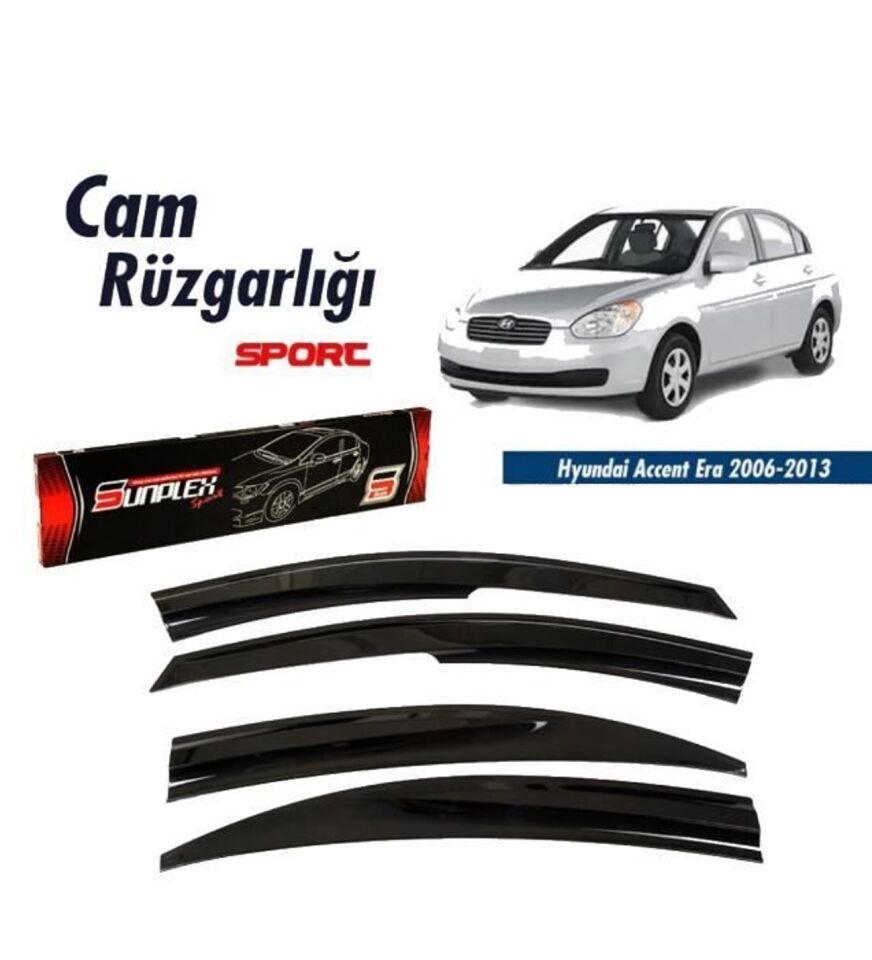 Hyundai Accent Era Mugen Cam Rüzgarlığı 2006-2013 arası Sunplex