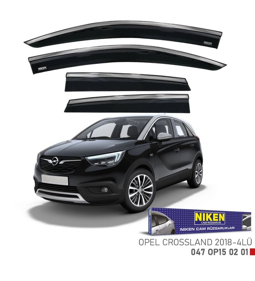 Opel Crossland x Kromlu Cam Rüzgarlığı Niken 2018+