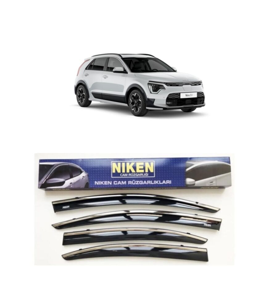 Kia Niro Kromlu Cam Rüzgarlığı Niken 2016-2021 arası uyumlu