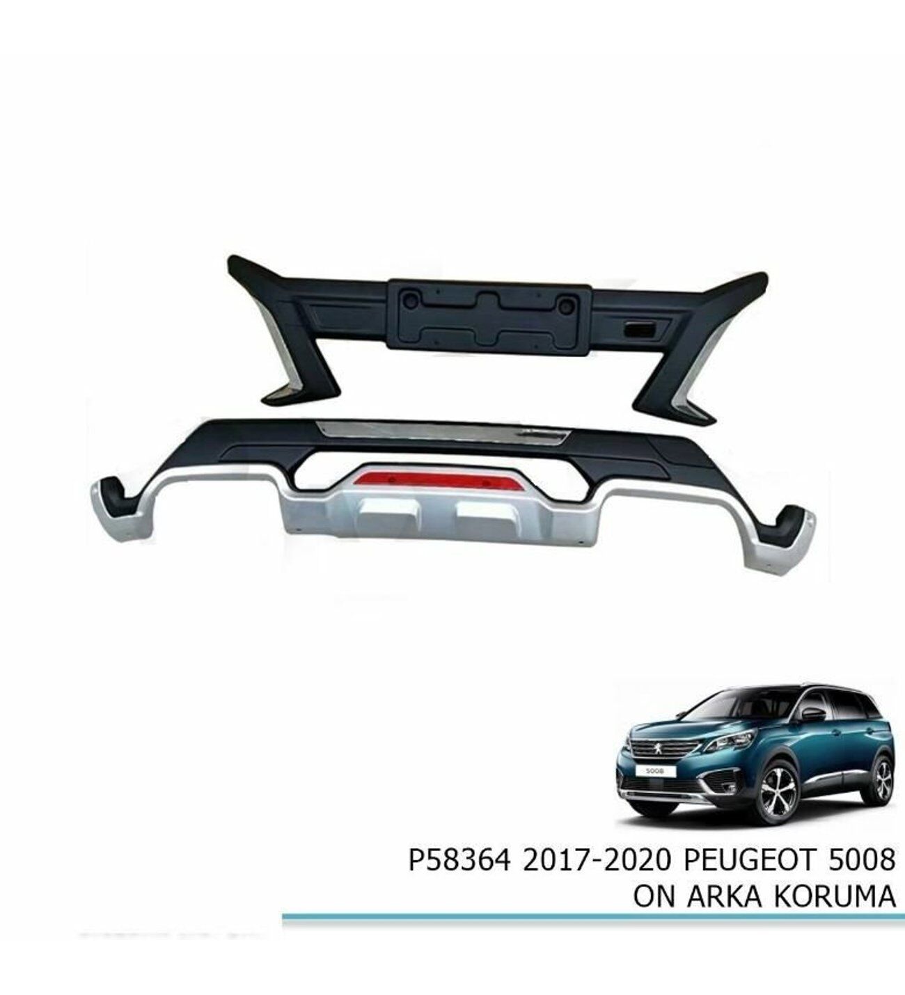Peugeot 5008 Ön Arka Koruma 2017-2020 Arası