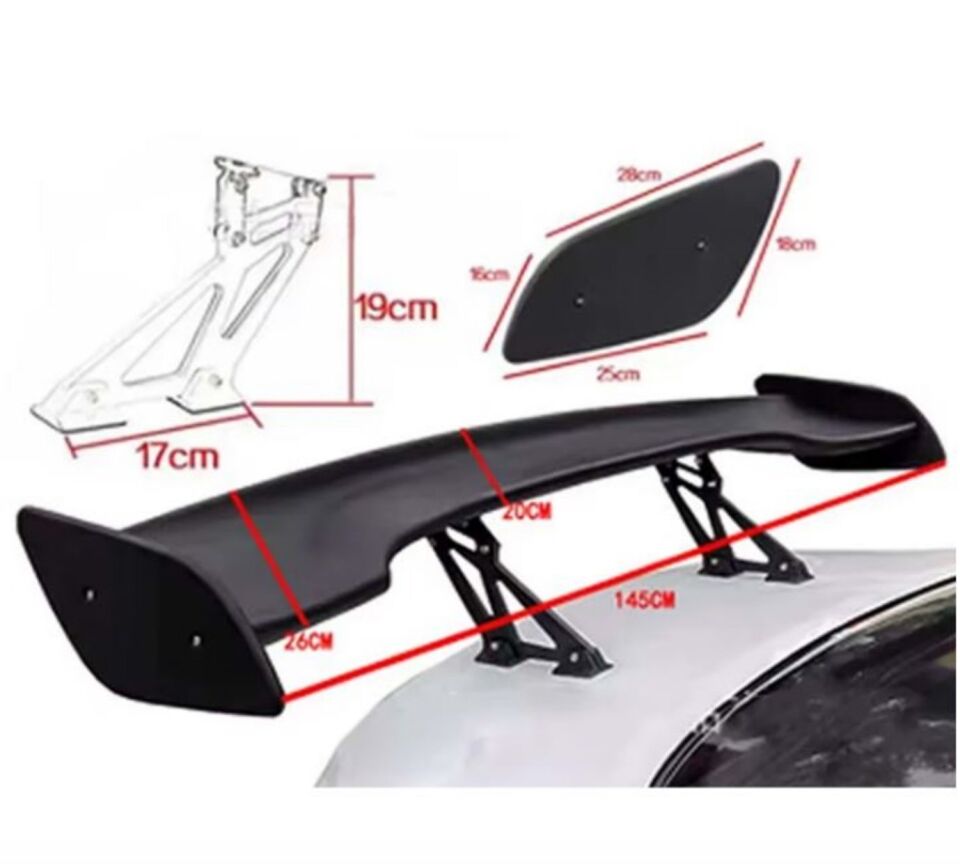 Dtm Bagaj Üstü Spoiler Pianoblack (Parlak Siyah) Tüm Sedan Modeller