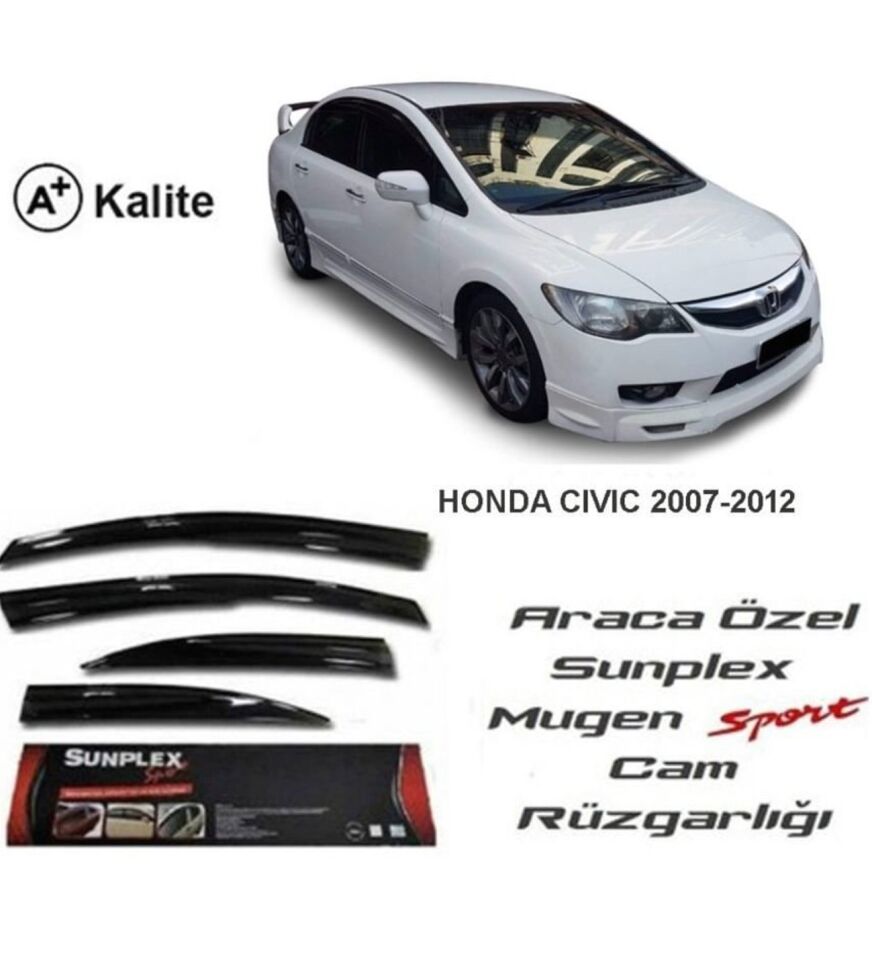Honda Civic fd6 Mugen Cam Rüzgarlığı 2006-2012 arası Sunplex