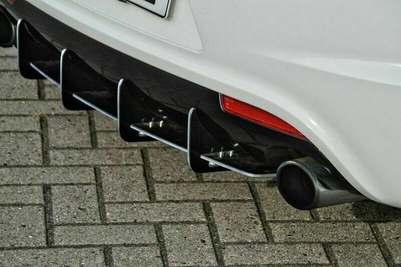 Vw Scirocco R Arka Tampon Difüzör Eki Plastik İthal 2009+ Sonrası Uyumlu