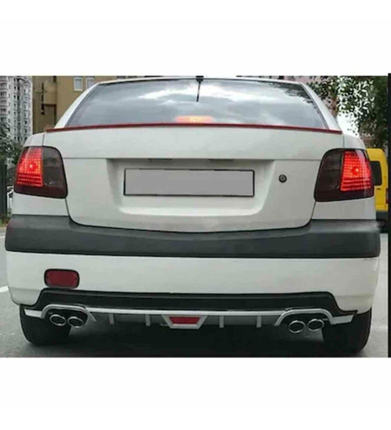 Kia Rio sedan uyumlu arka tampon altı difüzör Siyah 2005-2011 arası