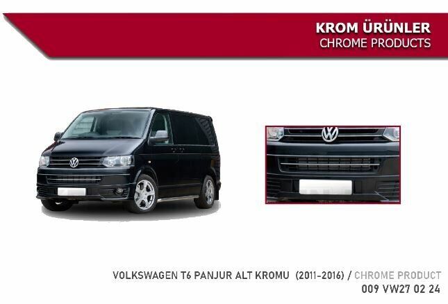 Vw T5 (Facelıft) Panjur Alt Kromu 2010-2015 arası Niken