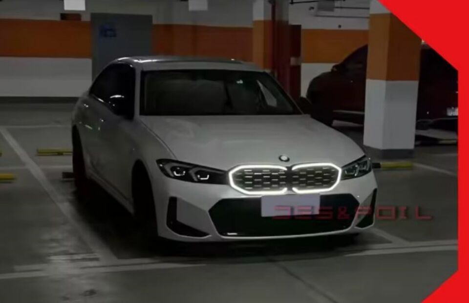 Bmw 3 serisi G20 Lci ön panjur böbrek Ledli 2023+ Sonrası Uyumlu