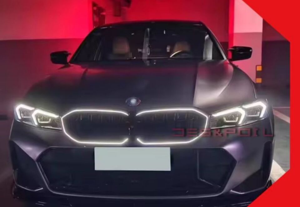Bmw 3 serisi G20 Lci ön panjur böbrek Ledli 2023+ Sonrası Uyumlu
