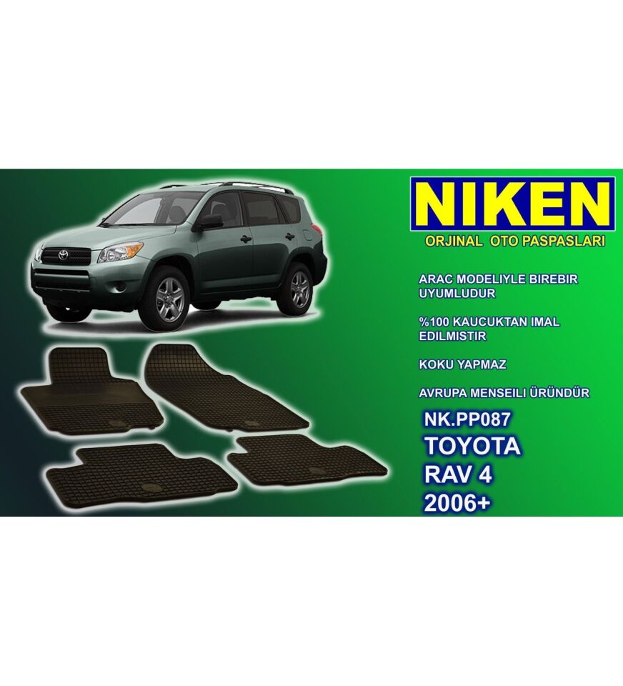 Toyota Raw 4 paspas kauçuk oem germany 2006-2013 Arası NİKEN