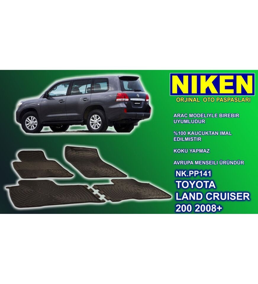 Toyota Land Cruiser 200 paspas kauçuk oem germany 2009+ Sonrası NİKEN