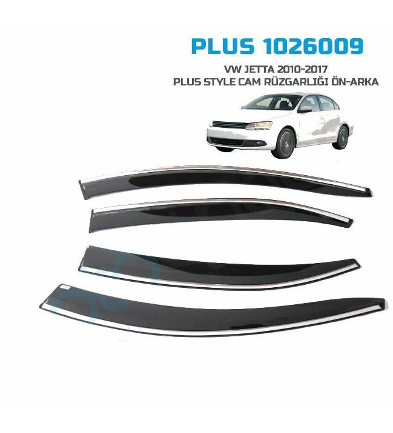 Vw Jetta Kromlu Cam Rüzgarlığı 2010-2017 arası Sunplex
