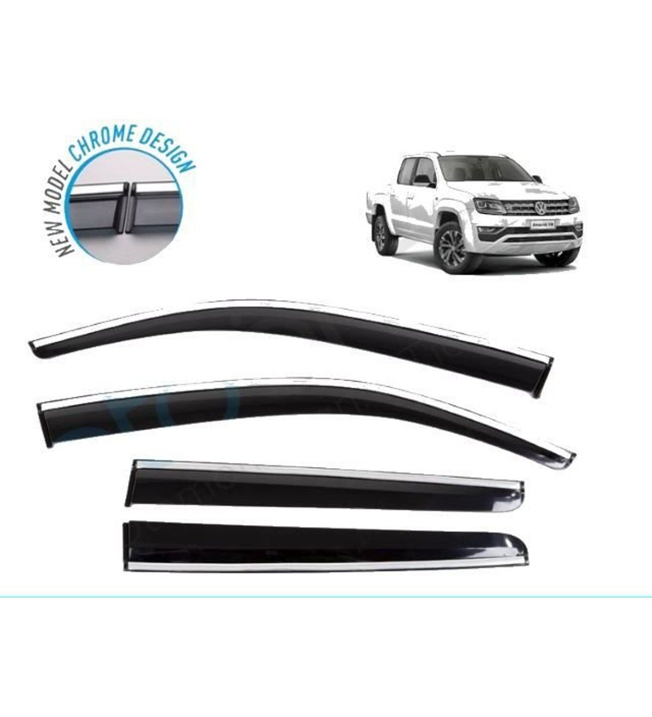 Vw Amarok Kromlu Cam Rüzgarlığı 2012-2021 arası Sunplex