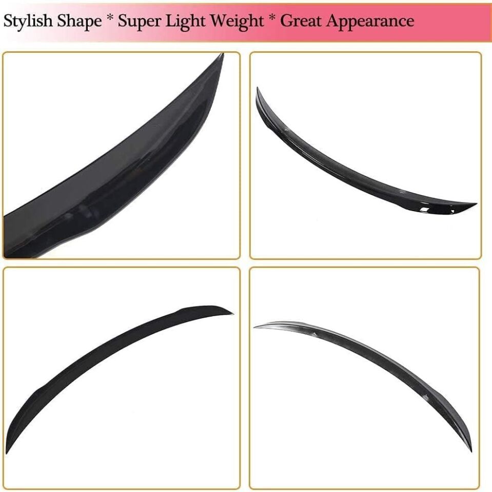 Mercedes A200L Boyalı Spoiler 2017+ sonrası modeller (Pianoblack)