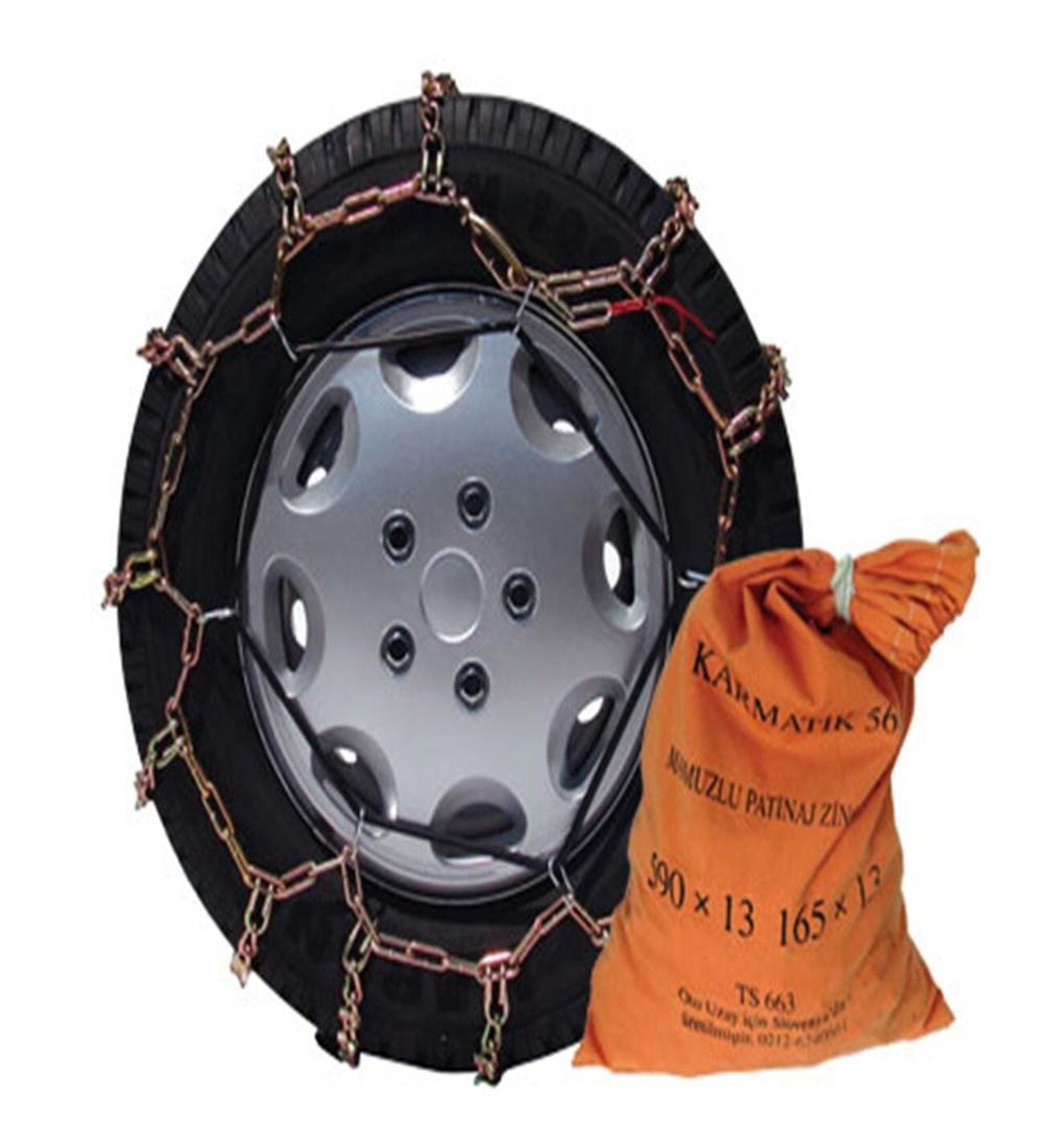 750-14 Ebatlarına Uyumlu Mahmuzlu Karmatik Kar Patinaj Zinciri Space